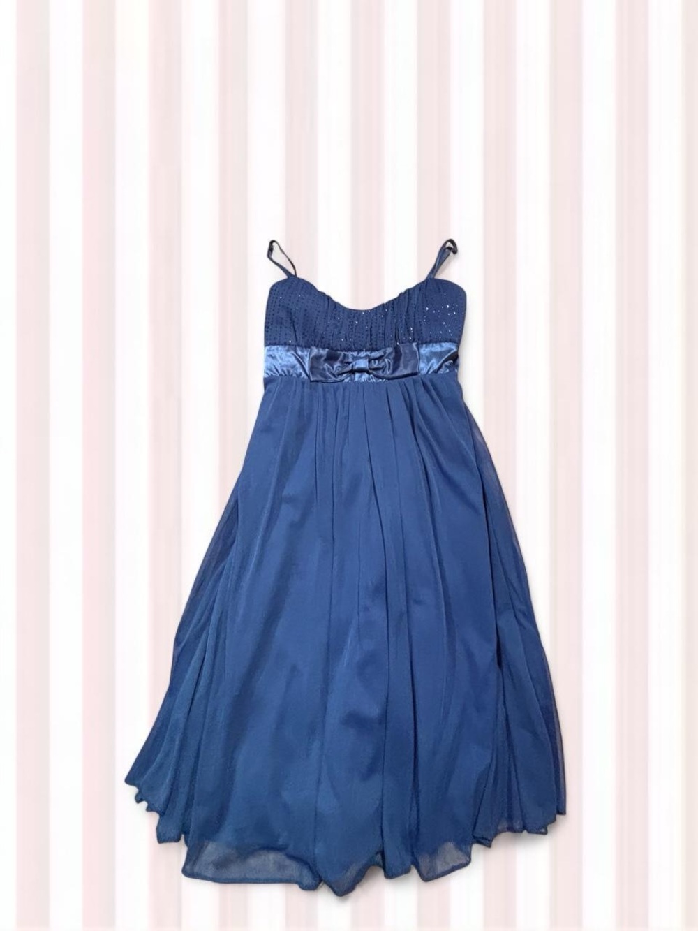 Ruby Rox Navy Blue Spaghetti Strap Mini Dress